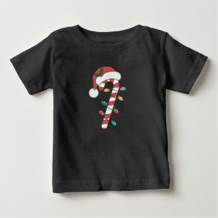 Christmas Candy Cane Santa Xmas Kids  Baby T-Shirt