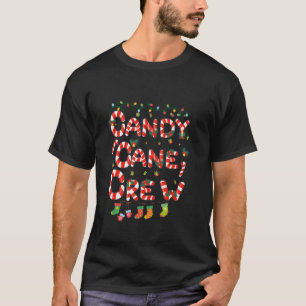 Christmas Candy Cane Santa Xmas Kids Toddler Youth T-Shirt