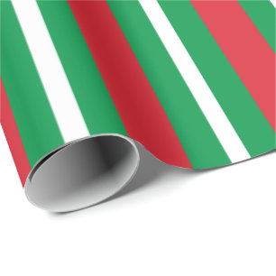 Christmas candy cane stripes wrapping paper
