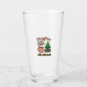 Christmas Candy Canes Cocoa Chaos Tree Mug Present Glass