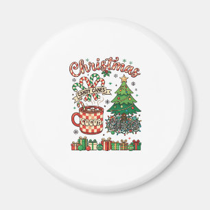 Christmas Candy Canes Cocoa Chaos Tree Mug Present Magnet