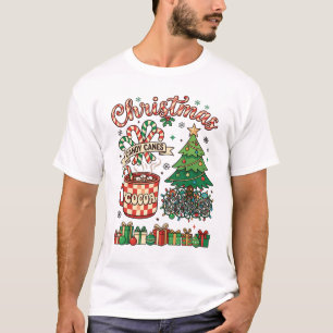 Christmas Candy Canes Cocoa Chaos Tree Mug Present T-Shirt