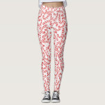 Christmas Candy Canes. Leggings<br><div class="desc">Perfect leggings for the festive season!
These "sweet" leggings, feature a Christmas Candy Cane pattern.
Wearing these will definitely get you into the Christmas spirit!</div>