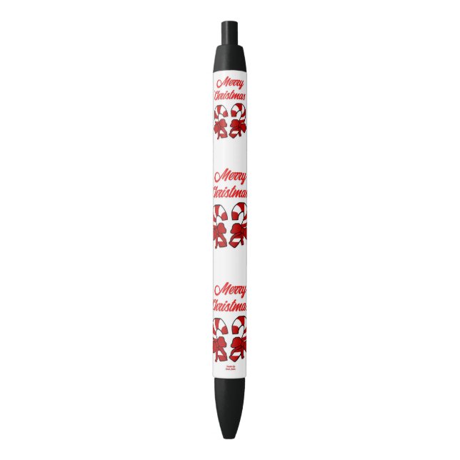 Christmas Candy Canes Pen (Front Vertical)
