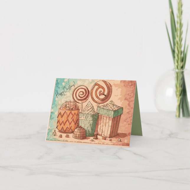 Christmas Candy Card (Front)