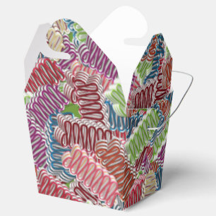 Christmas Candy-FAVOR BOX, Take Out Style Favor Box