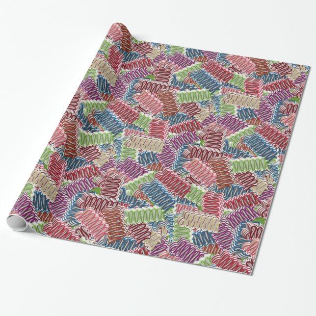 Christmas Candy-GIFT WRAPPING PAPER (Unrolled)