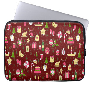 Christmas Candy  Laptop Sleeve