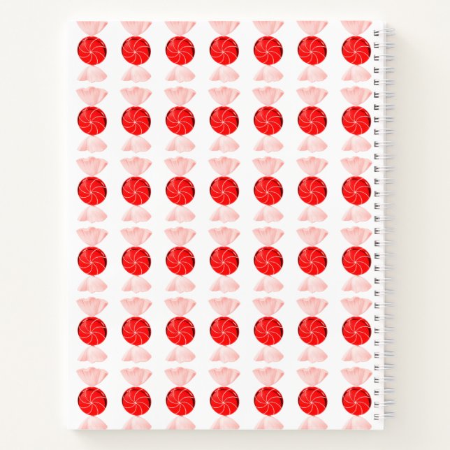 Christmas Candy Notebook (Back)