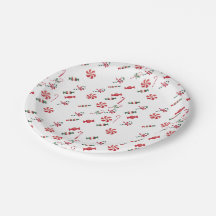 Christmas Candy Party Plates