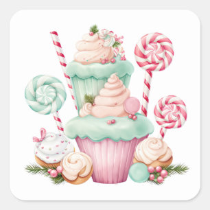 Christmas Candy Stickers