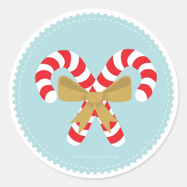 Christmas Candy Stickers (Front)