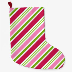Christmas Candy Stripes Stocking