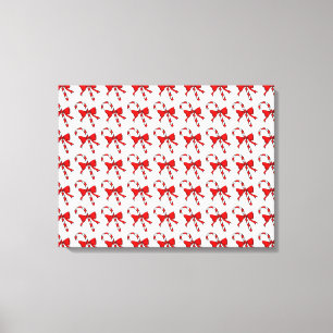 CHRISTMAS CANDYCANE CANVAS PRINT