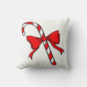CHRISTMAS CANDYCANE THROW PILLOW