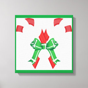 CHRISTMAS CANDYCANES CANVAS PRINT