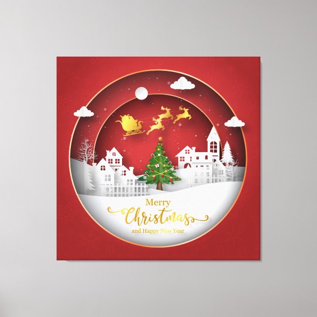 Christmas Canvas Print (Front)