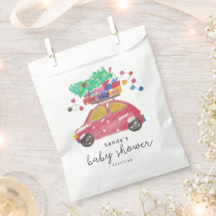 Christmas car - baby shower  favour bag