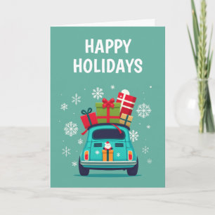 Christmas Car Holiday Card