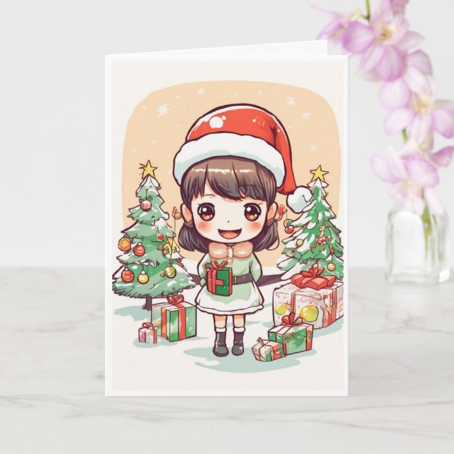 Christmas card (Orchid)