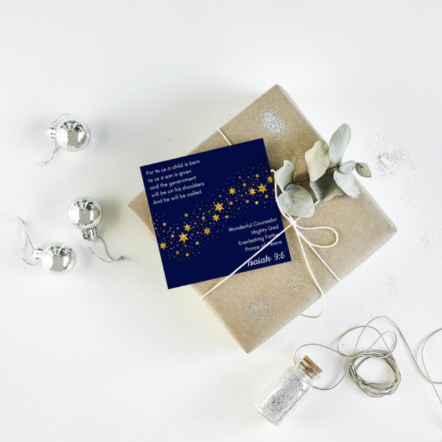 Christmas Card: a Son is given to us Holiday Card (Creator Uploaded)