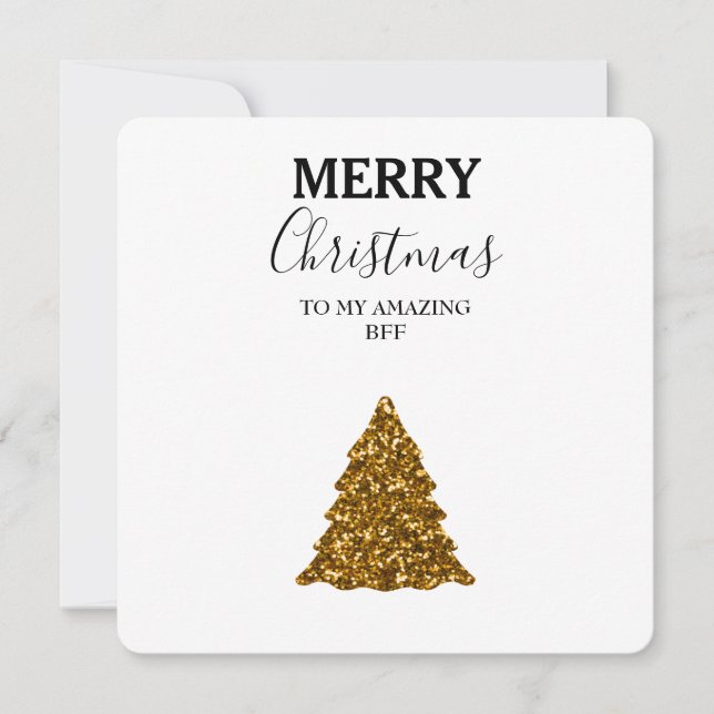 Christmas Card Amazing BFF Best Friends (Front)