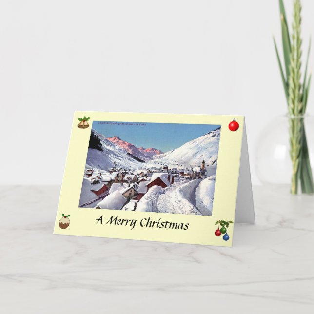 Christmas Card - Andermatt, Switzerland (Front)