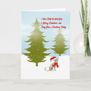 Christmas Card as Told by a Cat