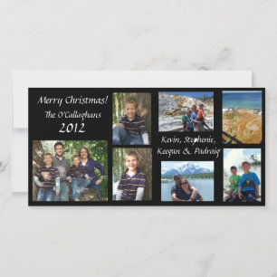 Christmas Card - Black Background