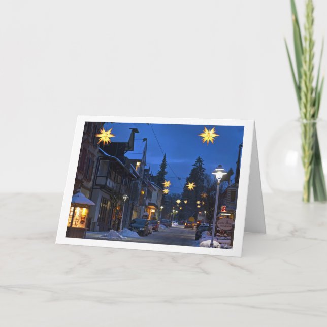 Christmas Card Black Forest town (Front)