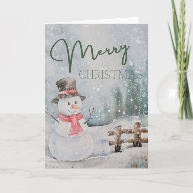 Christmas Card - Blank Inside - Add Custom Message (Front)