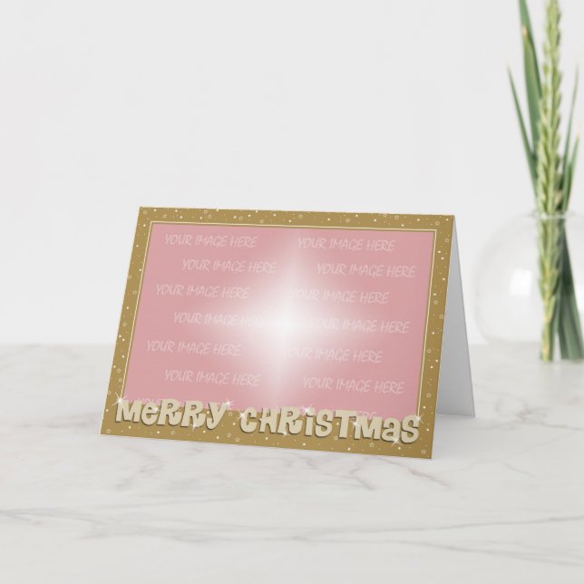 Christmas Card Border - Gold (Front)