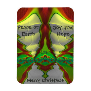 CHRISTMAS card Bright! ~ Magnet