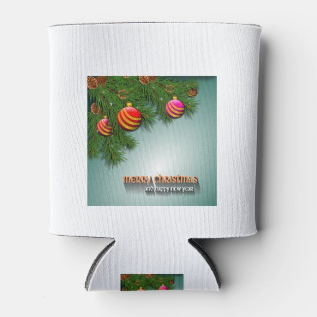 Christmas card can cooler (Front)