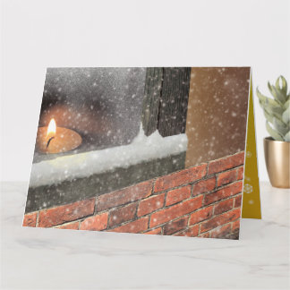 Christmas Card (Candle by the Window)