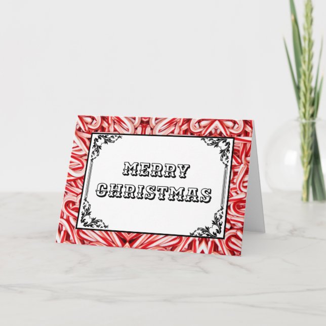 Christmas Card Candy Canes (Front)