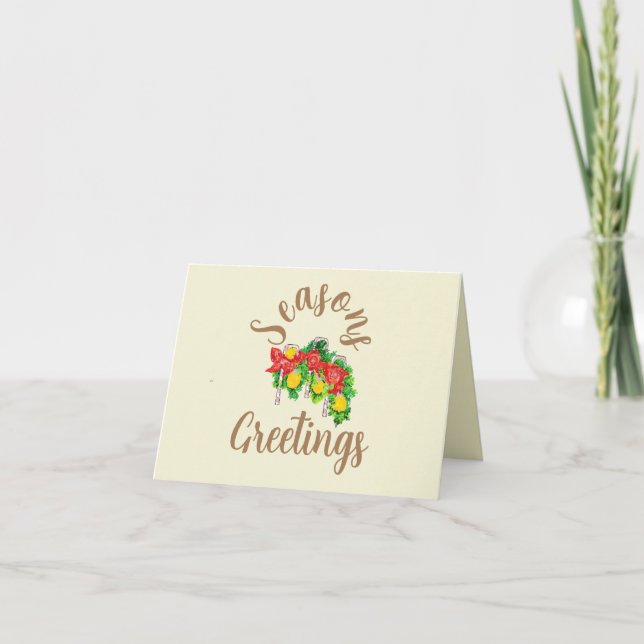 Christmas Card : CandyCanes  (Front)