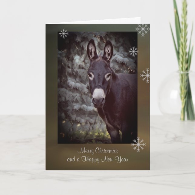 Christmas Card "Donkey" (Front)