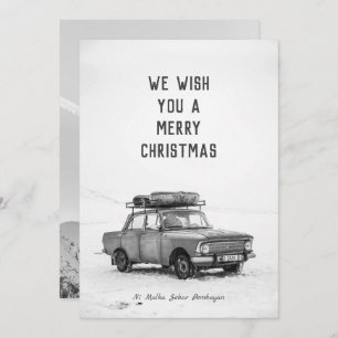 Christmas Card - Elegant Black and White #1