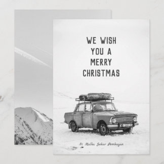 Christmas Card - Elegant Black and White #1