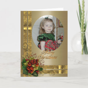 Christmas card elegant Frame for photo
