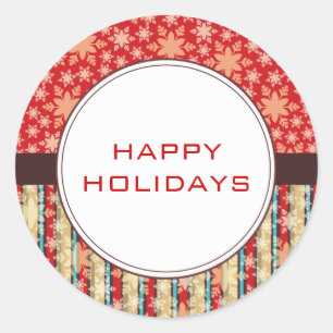 Christmas Card Envelope Seals