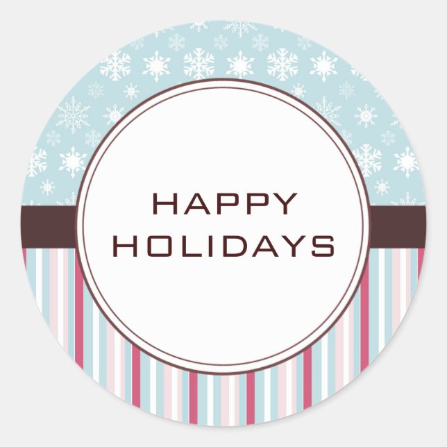 Christmas Card Envelope Seals (Front)