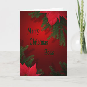 Christmas Card For Boss