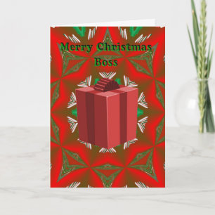 Christmas Card For Boss