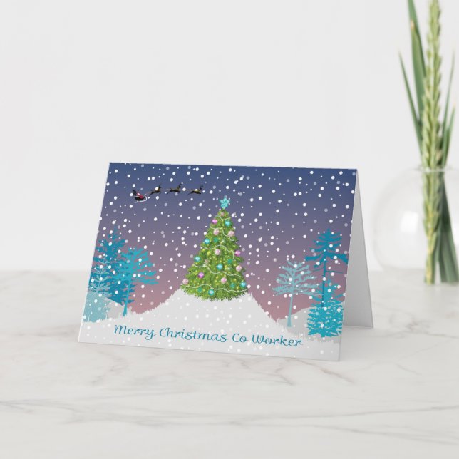 Christmas Card for Co Worker (Front)
