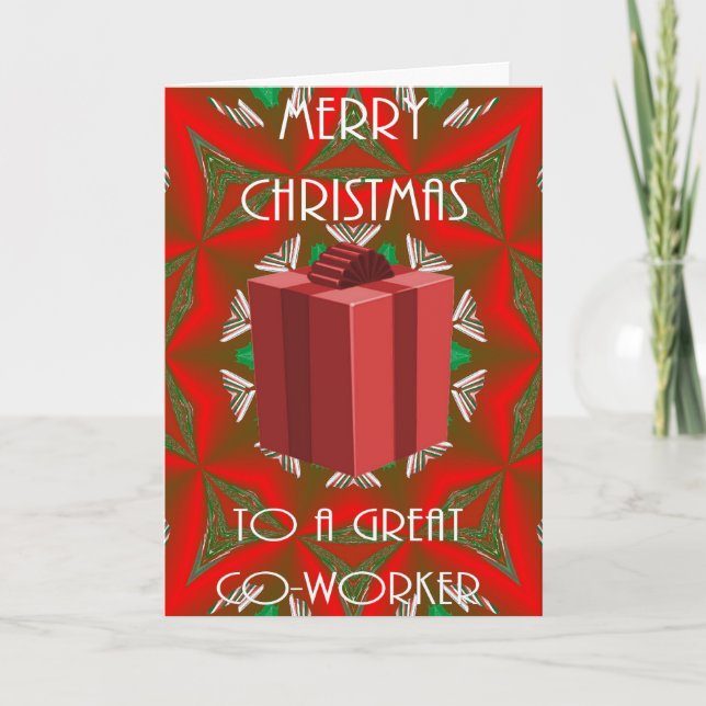 Christmas Card for Co-Worker (Front)