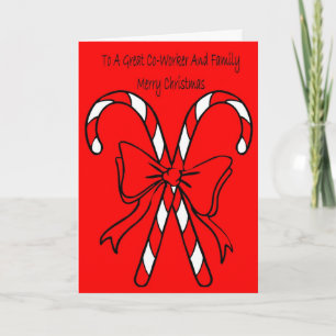 Christmas Card For Co-Worker And Family