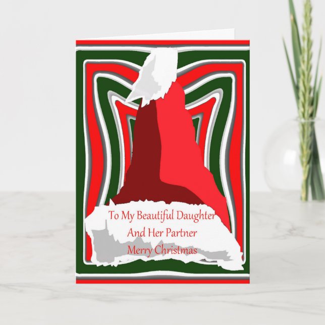 Christmas Card For Daughter And Her Partner (Front)