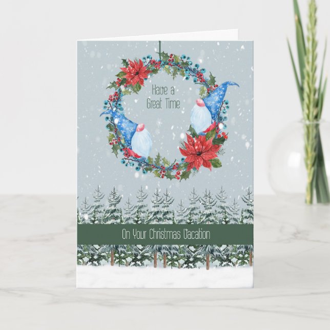Christmas Card for Family on Vacation (Front)